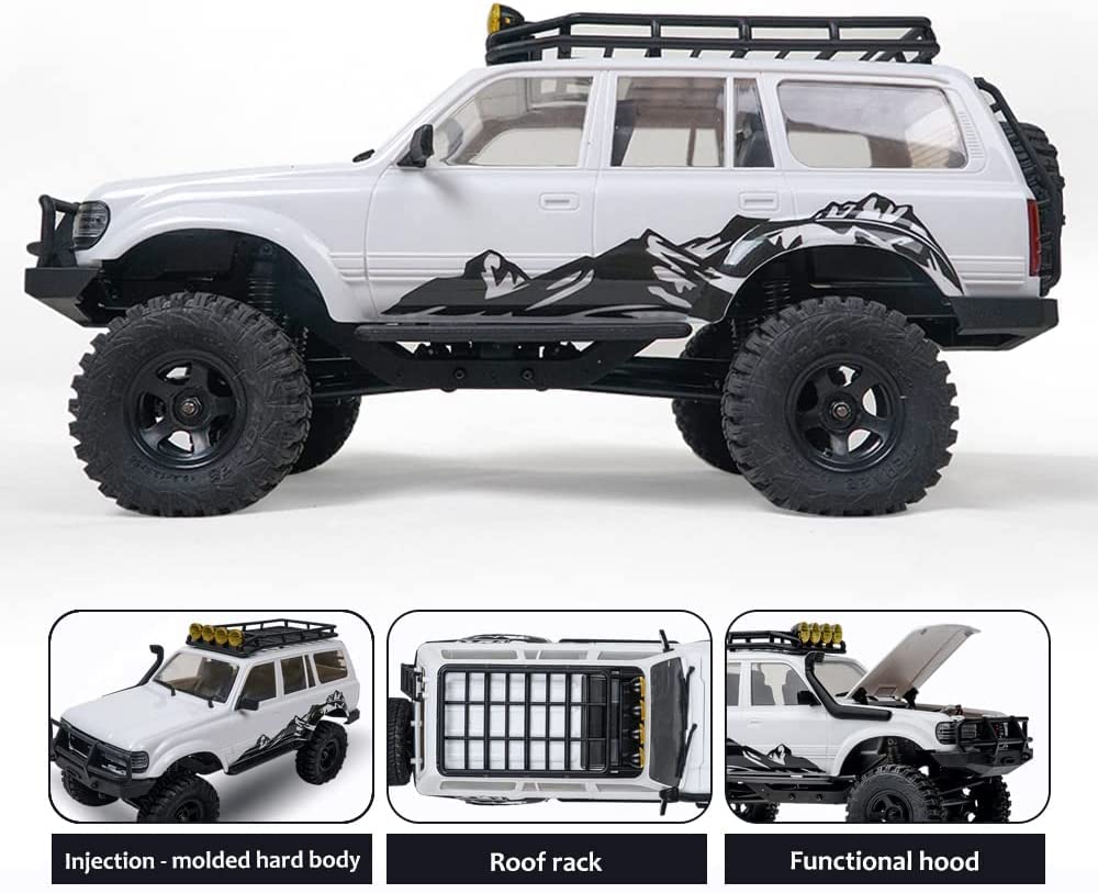 Amazon | EAZYRC Patriot 1:18 ラジコンカー 2.4Ghz クローラーRCカー